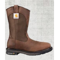 Men's 11" Dark Bison Brown Square Toe Wellington Boot - Non Safety